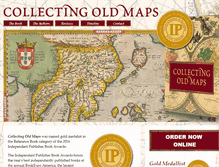 Tablet Screenshot of collectingoldmaps.com